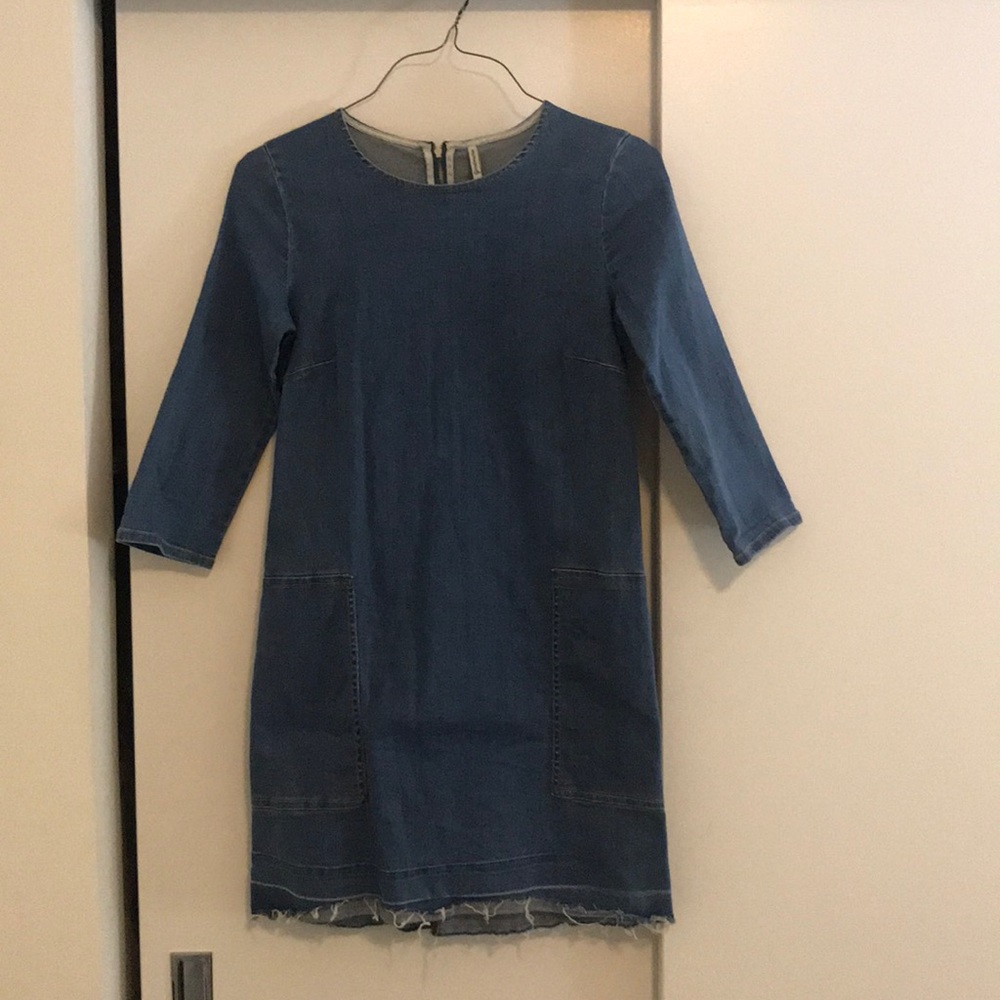 Jean mini dress